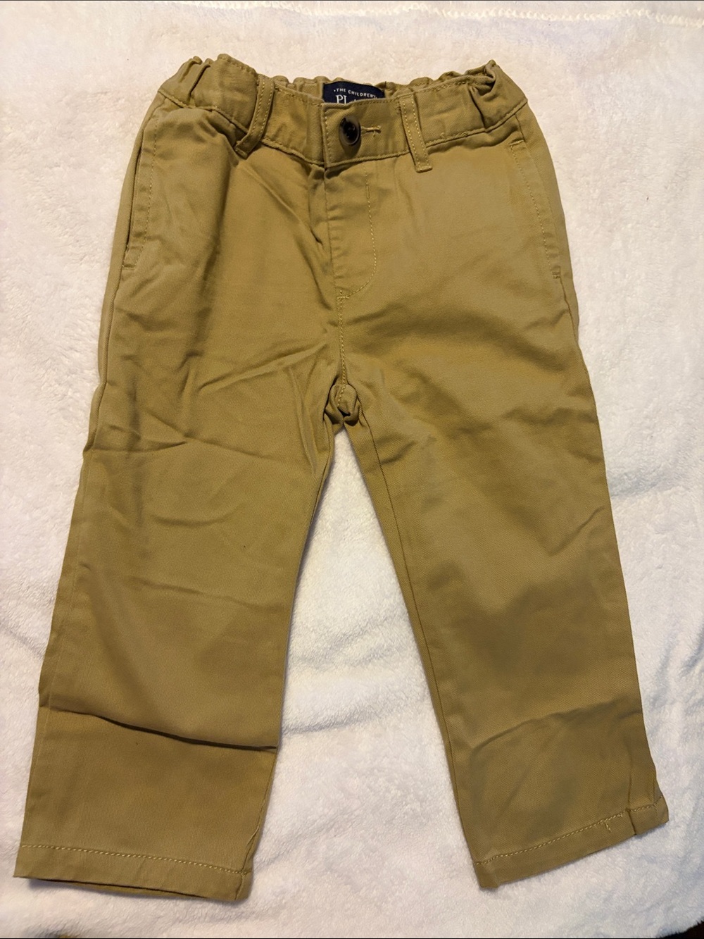 The Children's Place Tan Elastic-Waist Casual Pants